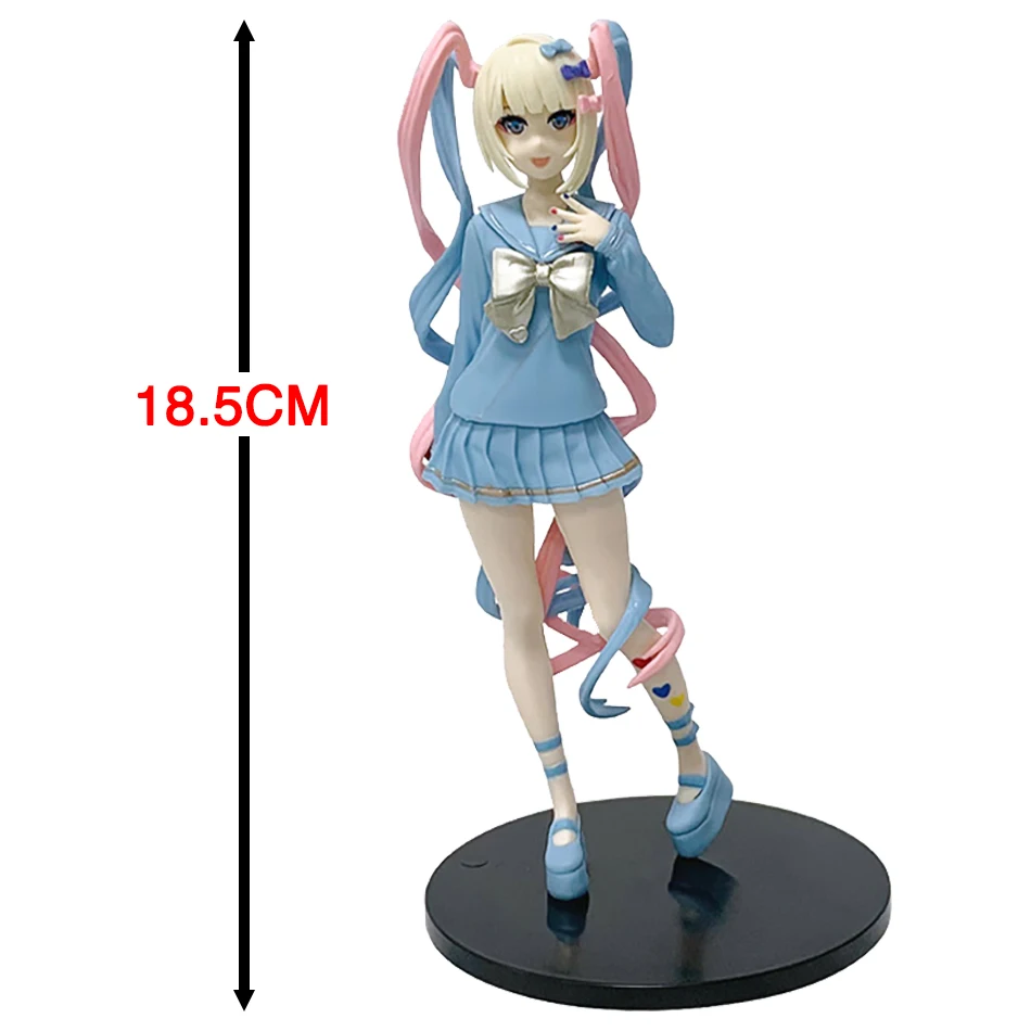 18.5 سنتيمتر سوبر لطيف الملاك صلصة الدائمة الحلوى شخصية محاصر الكرتون مرساة فتاة جميلة يدوية الصنع نموذج هدية عيد