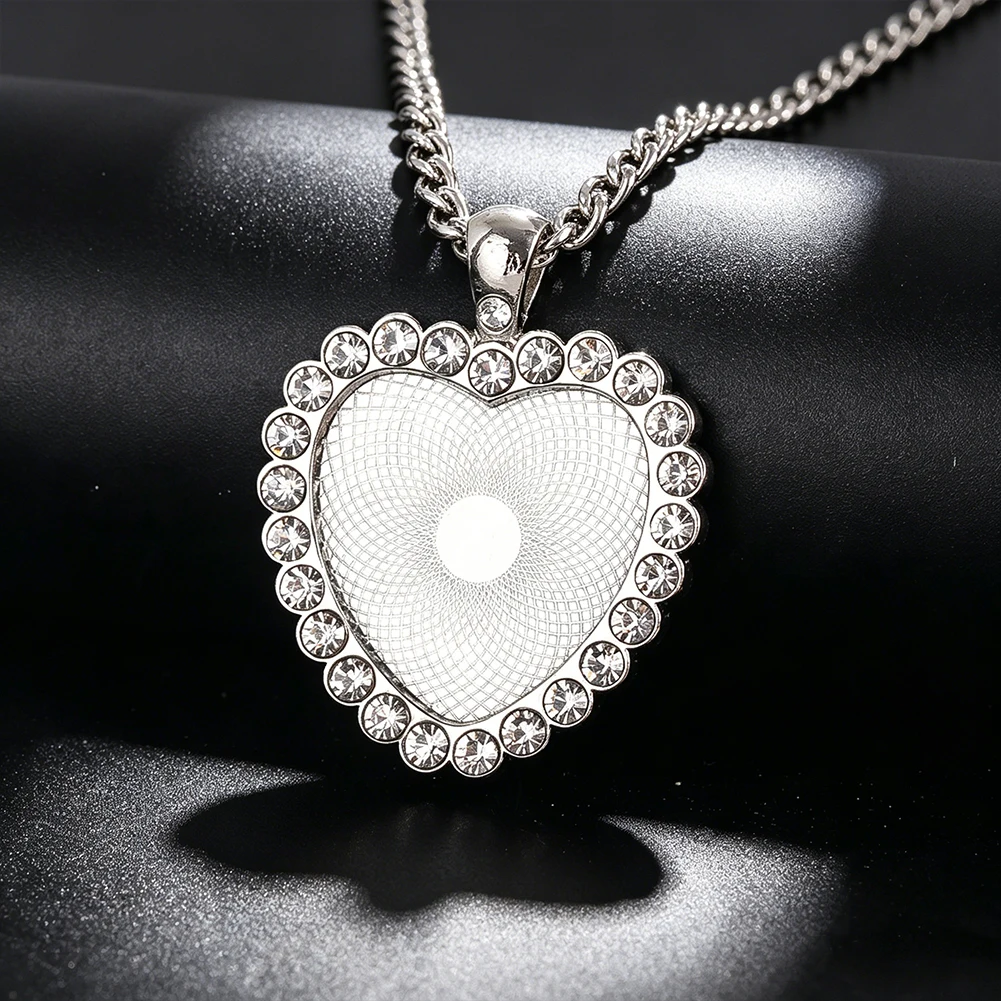 Srebrna zawieszka w kształcie  – Heart Locket Necklace Photo recenzja i cena