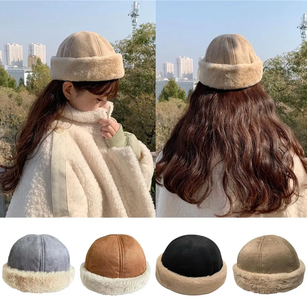 False Mink Fur Hats Plush Warm Hat Fashion Landlord Caps Useful Winter Supplies Colorful Caps Trendy Decor Practical Hats