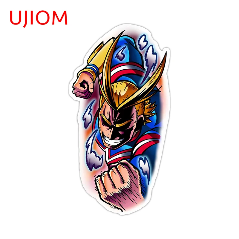 UJIOM Izuku Midoriya with All Might Colorful Wall Sticker Cool Personality Artistic Decal Amusing Anime Style Home Accessories