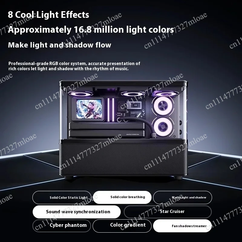 Sea view room bluetooth speaker color screen lyrics audio table with wireless high sound quality