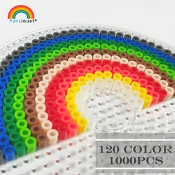 YantJouet 5mm Beads 1000pcs 120color Pixel Art Puzzle Iron Beads for Kids Hama Beads Diy High Quality Handmade Gift Toy