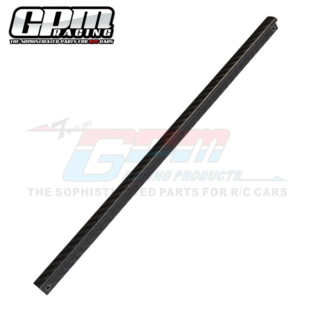 GPM for Traxxas 1/8 Sledge 4WD Monster Truck RC Car Upgrade Parts Carbon Fibre Chassis Center Brace Bar Body Support Rod 9523