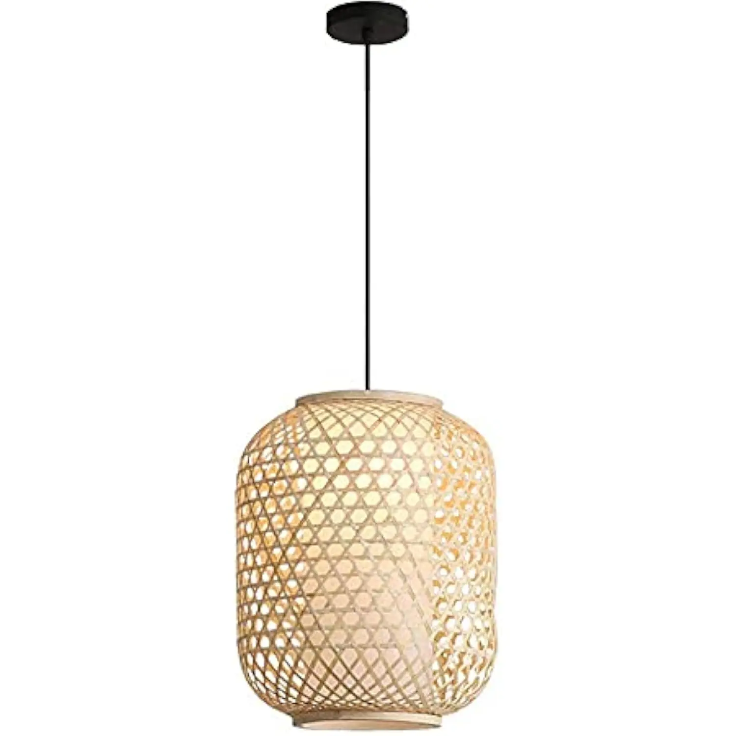 

Modern Chandelier, Woven Bamboo Pendant Lighting Fixtures Chandelier Rattan Bamboo Wicker Chandelier for Restaurant Cafe Hotel