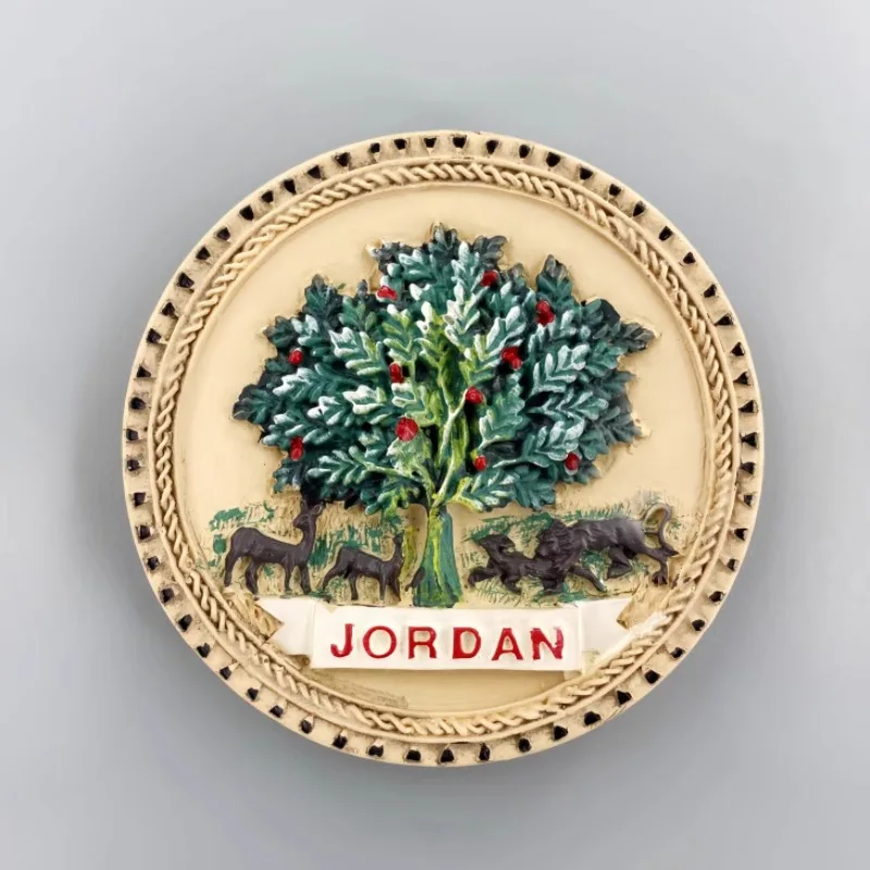 

The Hashemite Kingdom of Jordan Fridge Magnets Petra Travelling Souvenirs Home Decor Wedding Gifts Refrigerator Stickers