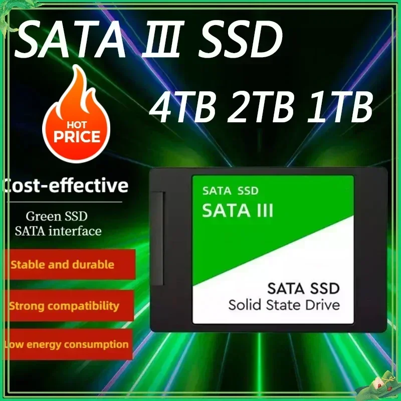 2026 Hard Drive 1 to 2 to High Speed SSD Hard Drive, SATA3 2