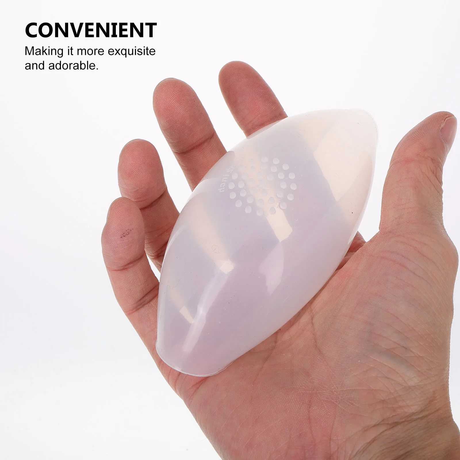 Silicone Cap Soft Antistaining Cover Versatile Use Photography Display Accessory Fake Hair Supply Head