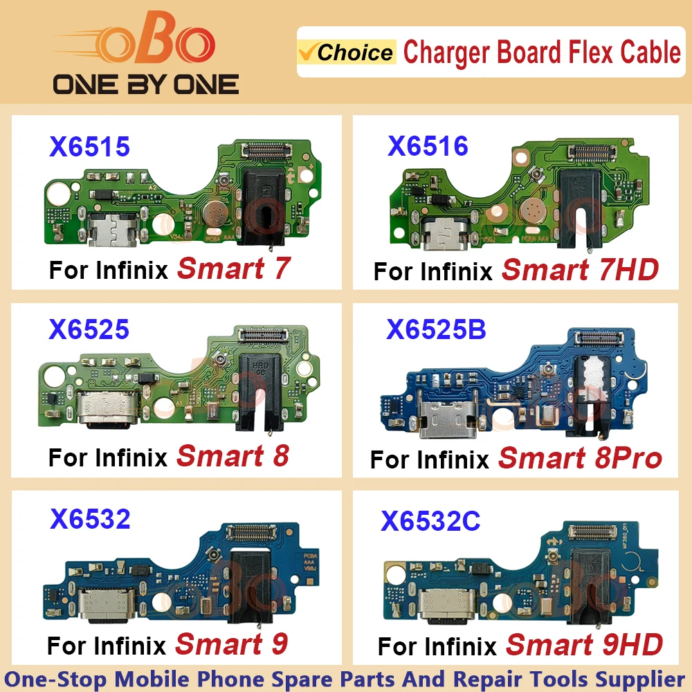 USB Charging Port Board For Infinix Smart 7 9 HD 8 PLUS PRO X6515 X6517 X6525 X6532 Charger Dock Connector Flex Cable Repair