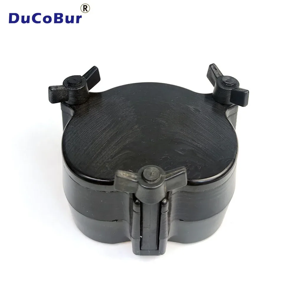 1 Pc Black Dental Cooking Box Microwave Oven Polycarbon Box Denture Processing Polymer Box Thermoformed Denture Cassette