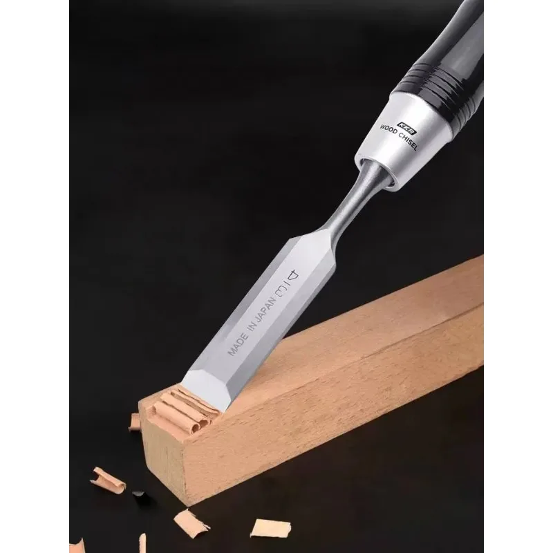 KAKURI SNP Series Multi-purpose Woodworking Chisels - 1 Piece, Japanese Hand Tools for Chiseling & Carving