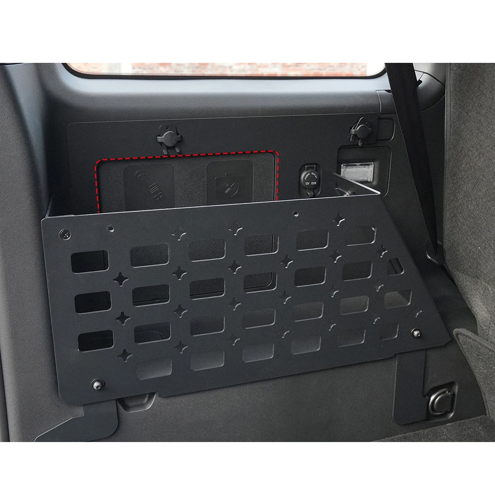 Rear Trunk Extension Rack Tailgate Cargo Shelf Rear Side Window Storage Panel Fit For BAIC 212 T01 Aluminum Alloy Luggage  ﻿