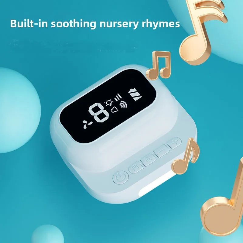 منظف الأنف الكهربائي مع الموسيقى والمتوهج الناعم، شفاط الأنف الكهربائي القوي القابل لإعادة الشحن للرضع