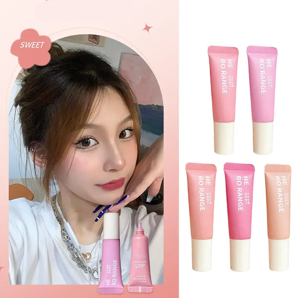 Velvet Matte Liquid Blush Cream, Face Lasting Cheek Blush, Maquiagem Pigmento, Tint P, 5 Cores, 5,7g, Tint, Wand, T9L7