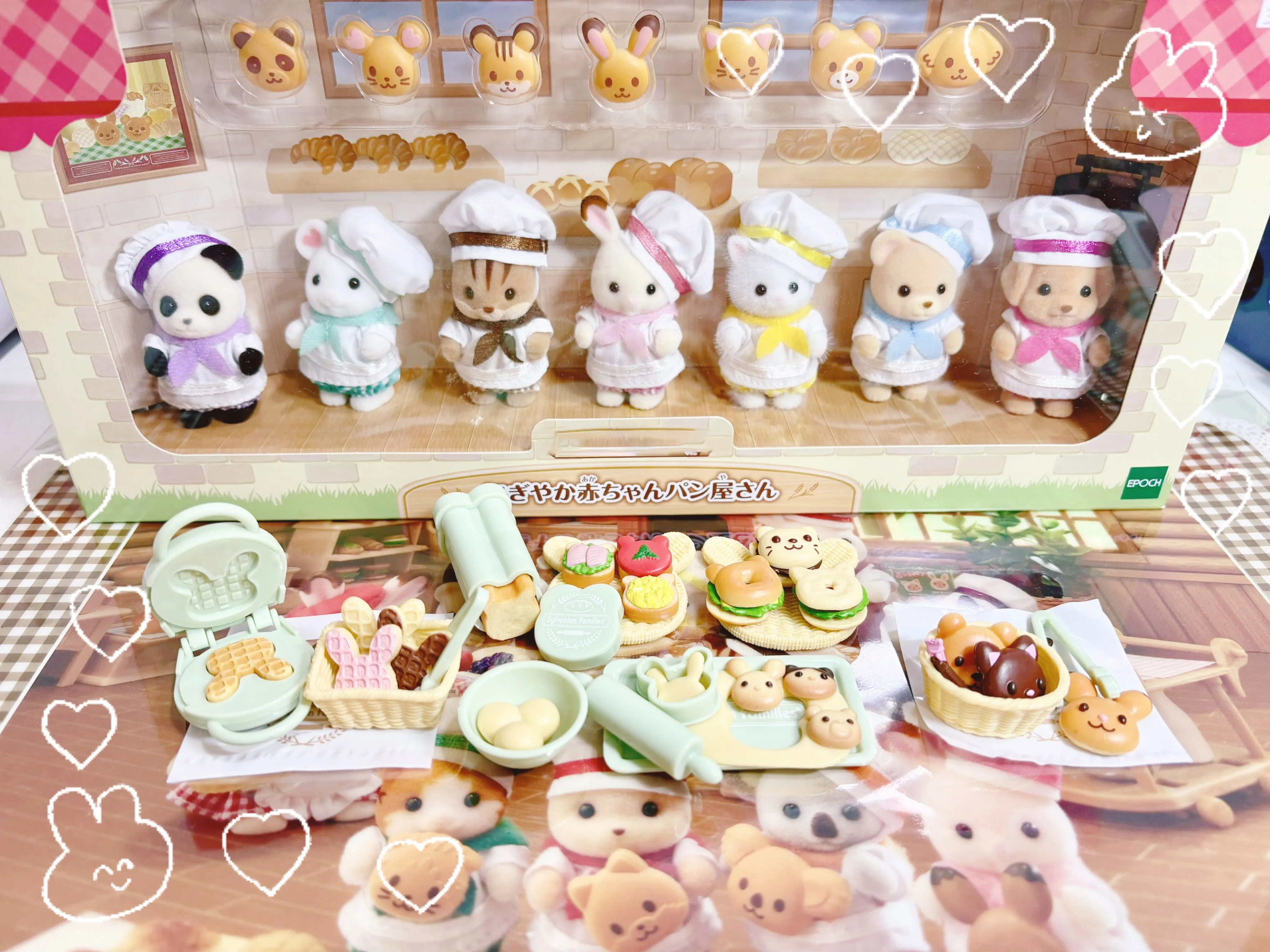 Tarlin capsule toys cute forest animals families Bakery bread store sandwich waffle dollhouse miniatures for 1/12 dolls figures