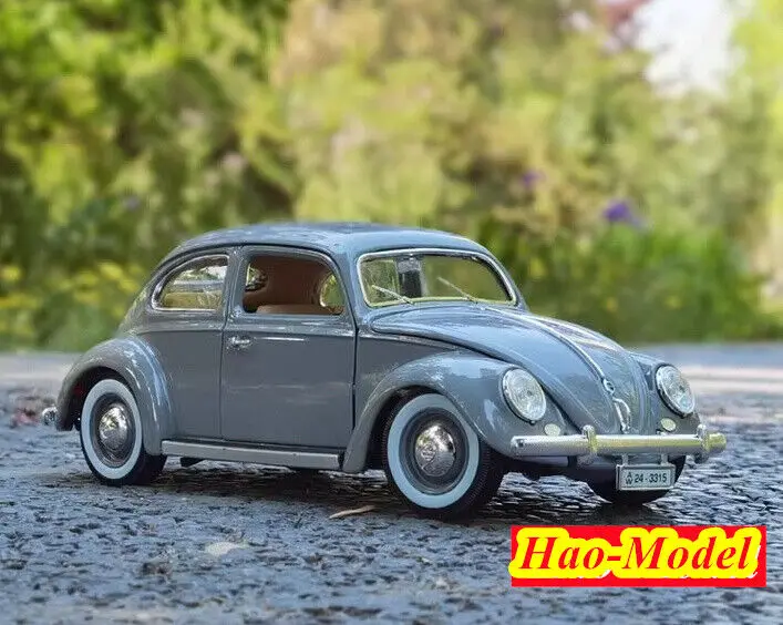 

Bburago1:18 для VW Beetle Литые металлические модели автомобилей из сплава игрушки для мальчиков подарки на день рождения хобби демонстрация коллекции серый/бежевый