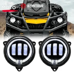 KEMIMOTO-LED Farol DRL, luz de feixe baixo para Outlander Can-Am 500 650 800 850 1000 XMR STD XT XT-P 2012-2021 2022, #710006177