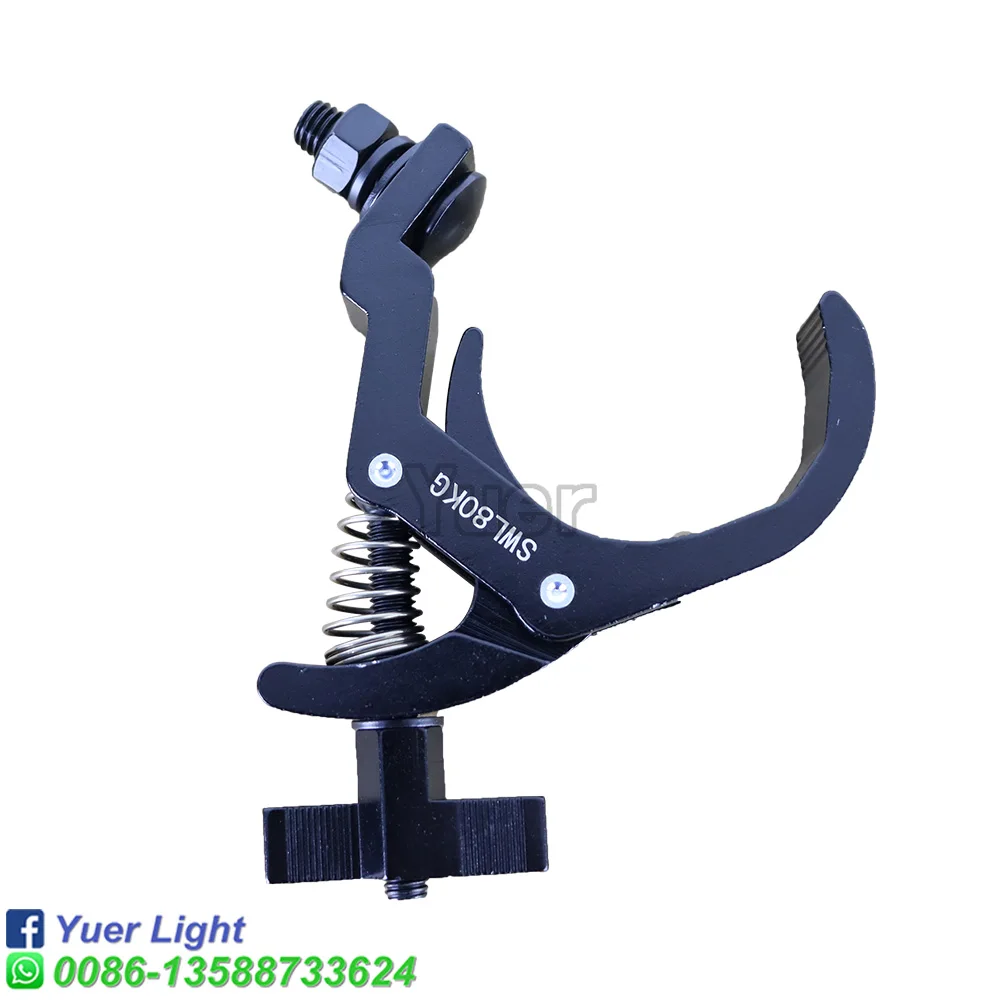 Imagem -04 - Alumínio Moving Head Light Clamps Stage Conjunto Parte Gancho 80kg de Diâmetro 3860 mm 10 Pcs Lote