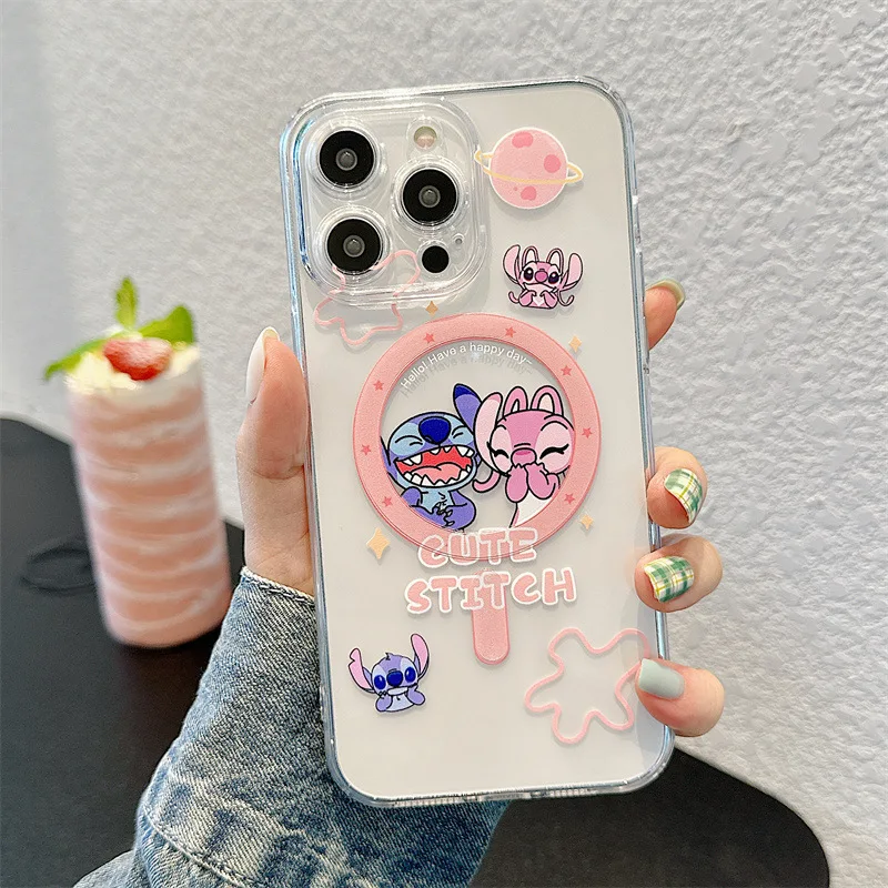 Disney-iPhone用磁気ケース,iPhone 14 13 12 11 pro max 14 pro用リス,モダンスタイル