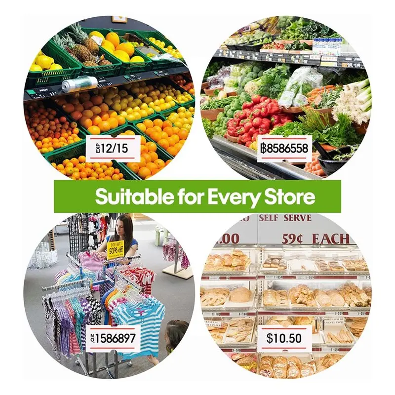 ABXF-Single Line Price Gun Supermarket Pricing Machine Grocery Store Commodity Price Tagging Equipment Retail Price Marker Kit