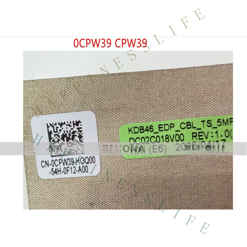 ZR+ Brand New 0CPW39 CPW39 Suitable for Dell Pro14 Plus PB14250 2-in-1 KDB46 EDP Cable TS 5MP Line