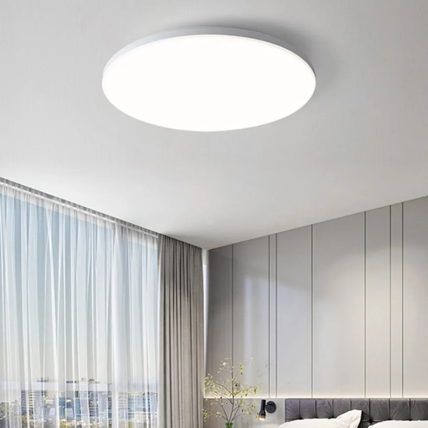 Imagem -03 - Simples Circular Led Luz de Teto Impermeável e Dustproof Três Luz Prova Sala Quarto Banheiro Corredor Luz Home