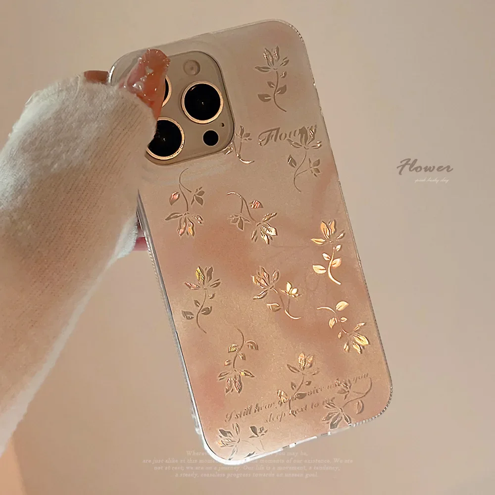 

Gentle premium For iPhone 16 15 14promax phone case feather gauze pink butterfly flower For iPhone 13 12pro 11 suitable Hard