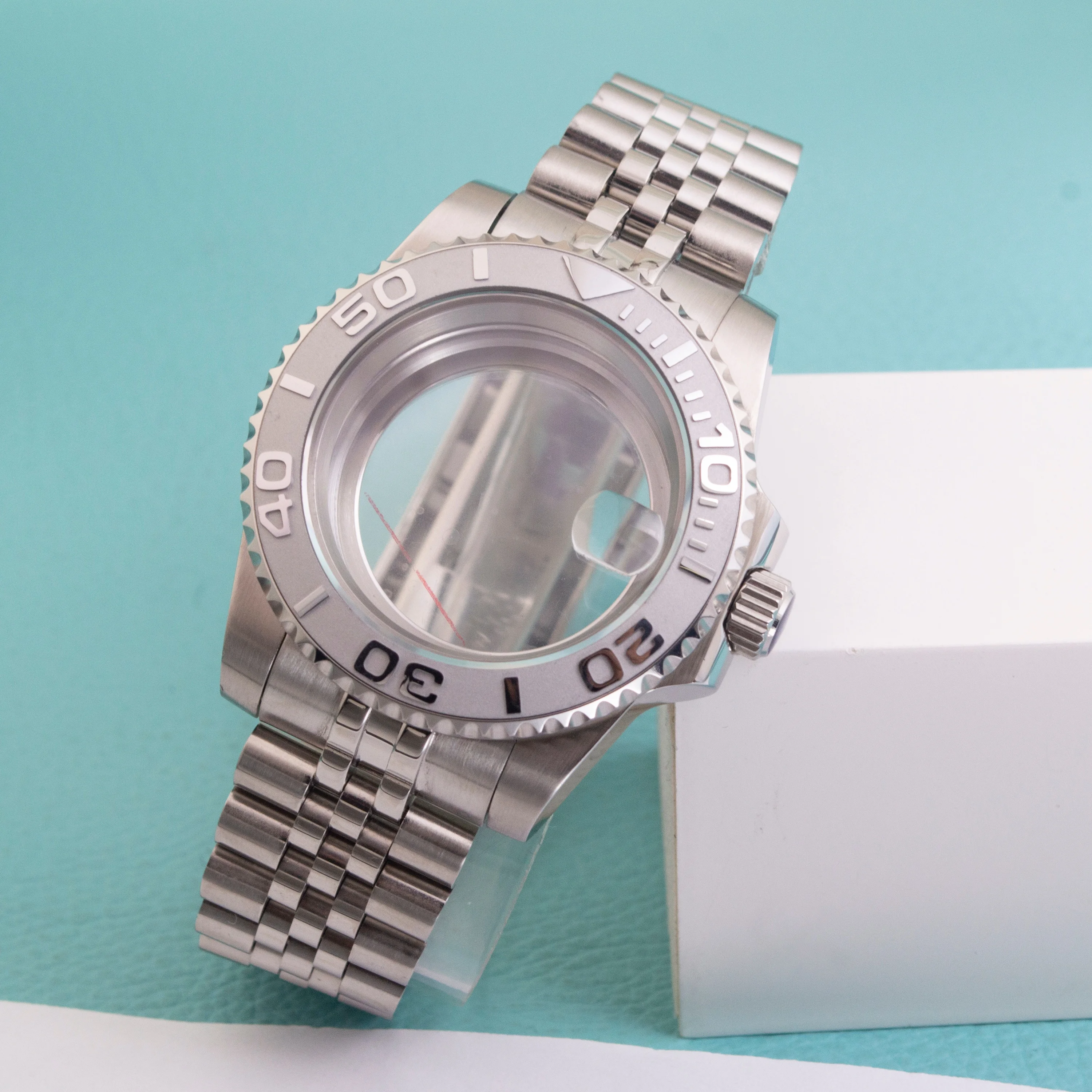 nh35-silver-watch-case-sapphire-glass-stainless-steel-40mm-case-for-yacht-master-nh34-nh35-nh36-nh38-movement-steel-strap