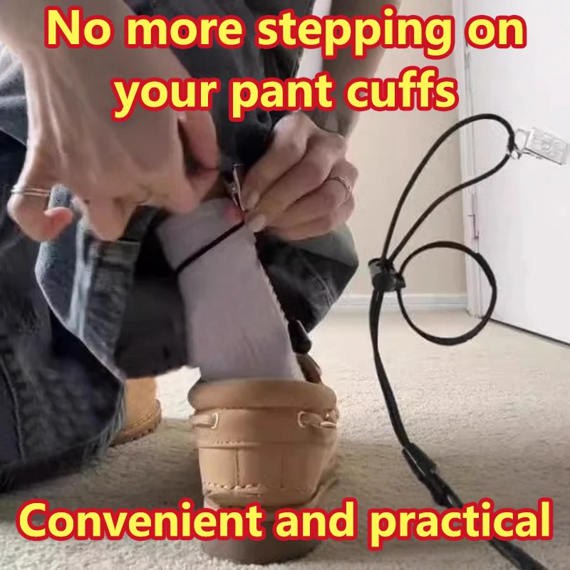

4pcs Invisible Adjustable Leggings Clip For Pants Legs Prevents Dragging ,Multi-purpose Photography Background Fixing Clip