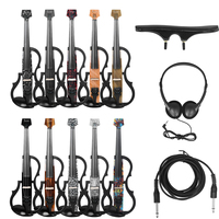 IRIN AU-10 4/4 Electric Violin Silent Smart Technology Carbon Fiber Professional Advanced Electric Violin Shoulder Headphones