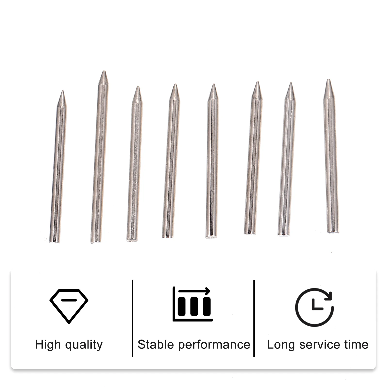 

160 Pcs Musical Instrument Piano Needle Nail Set Accessories Metal Maintenance Tools