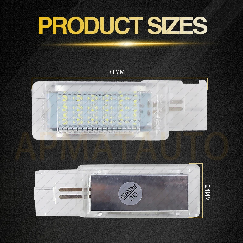 Car LED Footwell Light Luggage compartment Trunk Light Glove box Lamp For Golf 5 MK5 6 MK6 Jetta Passat B6 B7 B8 CC EOS Tiguan