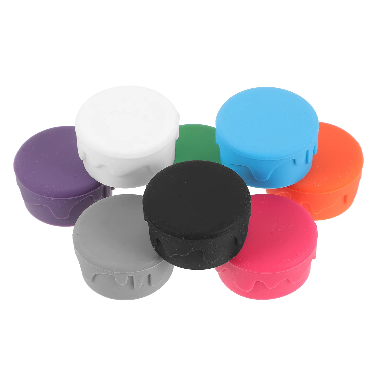 

8Pcs Silicone Wine Stopper Assorted Color Decorative Sealing Caps Airtight Sealers for Wine Bottles Bars Clubs Parties