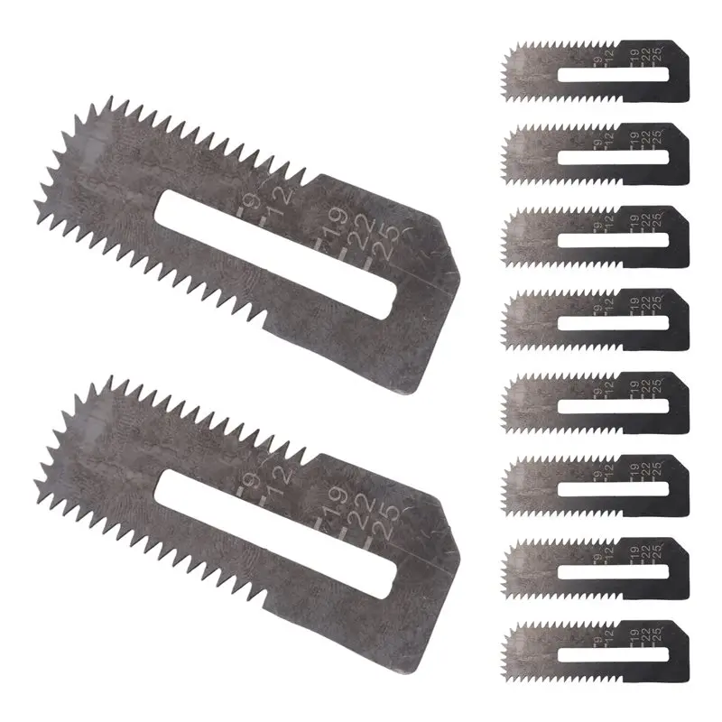 

Easy Use 10Pack Drywall Cut-Out Saw Blades For Cordless Cut-Out Saw, Cuts Drywall Up To 1-3/16 Inch Thick (Depth Markings)