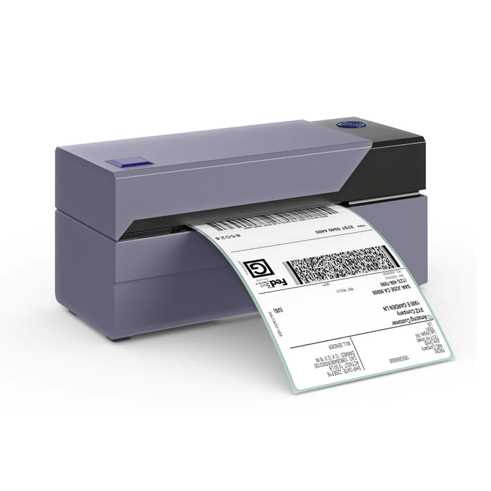 QIRUI 110mm Thermal Sticker Barcode Printer QR-588 4*6 Shipping Waybill Label Printer  for Express Industry