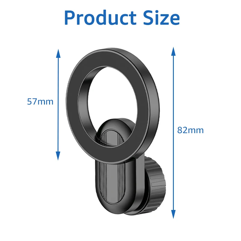 Untoom Autohalterung Basis kompatibel mit MagSafe iPhone 17 16 Pro Max für Durchmesser 17 mm Gelenkkugel Universal Autotelefonhalter Halterung – Detail 5