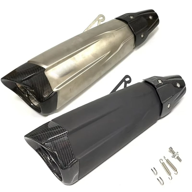 

630mm Z1000 Exhaust Muffler Universal Motorcycle Exhaust Elbow for R125GS F850GS Exhaust 51MM