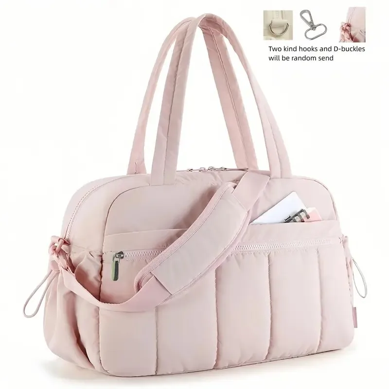 

Soft Large Capacity Travel Bag, Luggage Bag, Sports & Fitness Bag with Toiletry Bag and Compartments, Shoulder Bag
