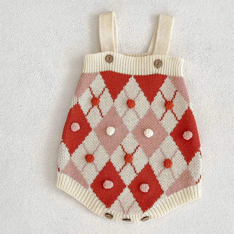 طقم ملابس للأطفال البنات المحبوكة ، بأكمام طويلة ، كارديجان مطبوع ، بذلة للرضع ، ملابس للأطفال ، ربيع ، شتاء #6