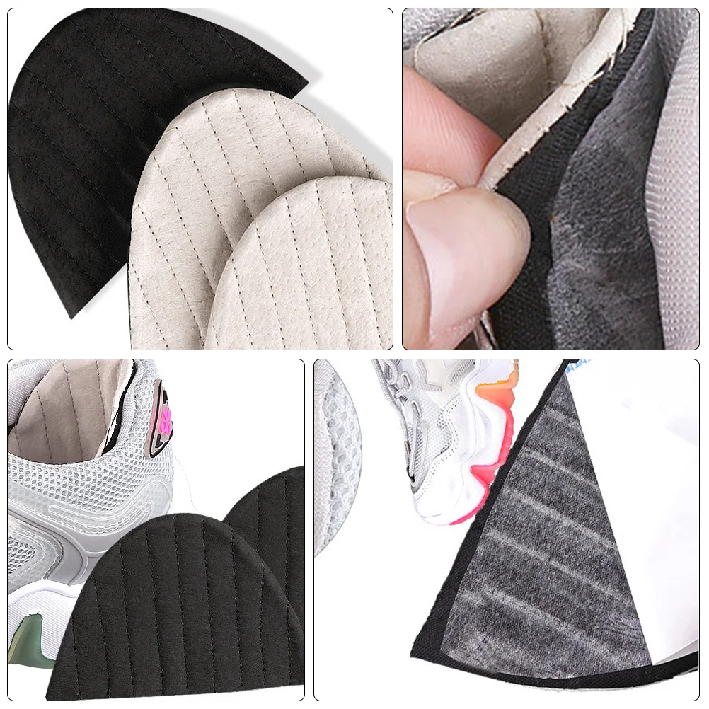 

Anti-wear Stickers Shoe Heel Pad Grips Do Not Follow Foot Care Protector Self-adhesive Black
