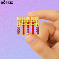 DCARZZ Medical Lab Test Tube Enamel Pin Chemistry Pharmacist Jewelry Backpack Lapel Badge Gifts for Doctor Chemist