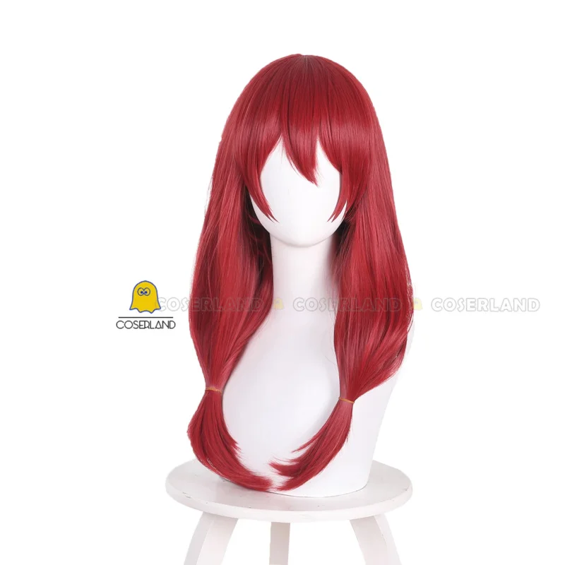 Anime Kakegurui Twin Sado Mikura Cosplay Wig Red Hair Heat Resistant Fiber Hair Girl Women Juraku Sachiko Accessory Free Wig Cap