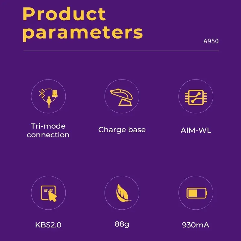 DAREU PC ماوس ألعاب ثلاثي الوضع توصيل بلوتوث سلكي 2.4G ماوس لاسلكي مع قاعدة شحن أزرار KBS ماوس لألعاب الكمبيوتر المحمول