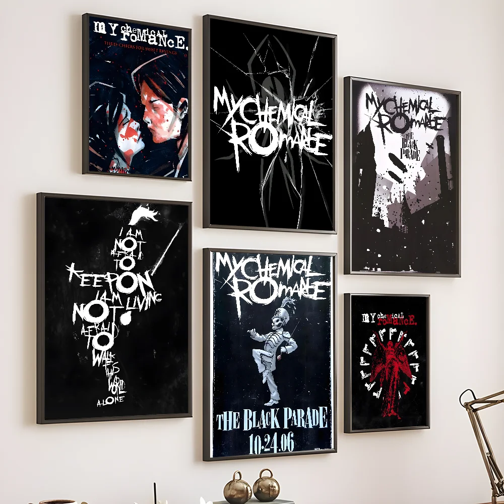 American Alternative Rock Band My C-Chemical R-Romance Poster Home Living Room Wall Room Bed Bedroom Home Decoration