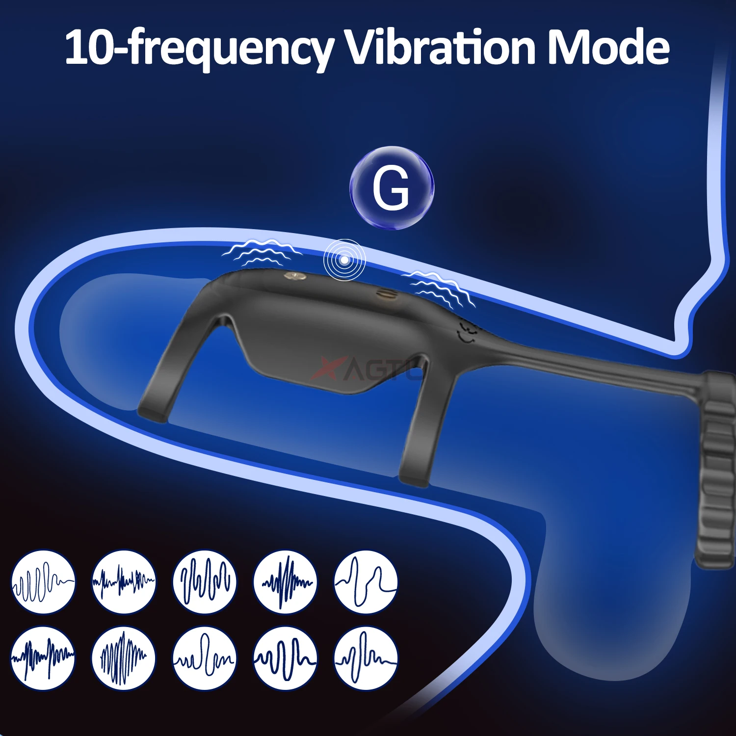 تهتز حلقة القضيب للرجال تأخير القذف خاتم الديك ذكر القضيب مدلك البظر G بقعة تحفيز الجنس لعب للأزواج