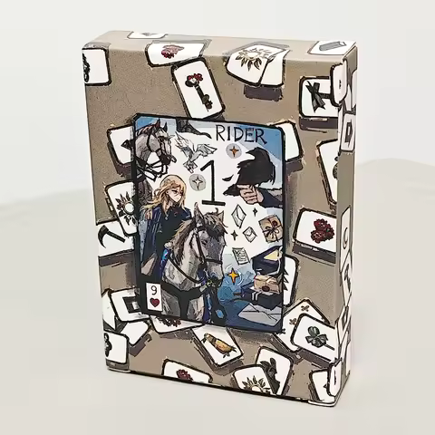 42 Pcs Beginner-Friendly Lenormand Cards Primitive Lenormand Deck Rana System 9*6cm