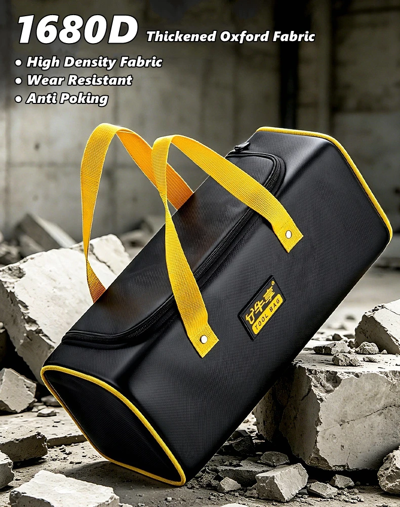 NiuXiang Tool Bag Thicken Oxford Cloth Portable Storage Bag,Professional Electrician and Carpenter Repair, Home Storage, HandBag