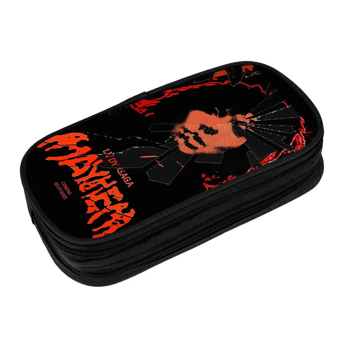 

Lady Gaga Mayhem 2025, новый альбом, пенал, новый держатель для ручек, сумки для детей, большая вместимость, школьный пенал на молнии для студентов