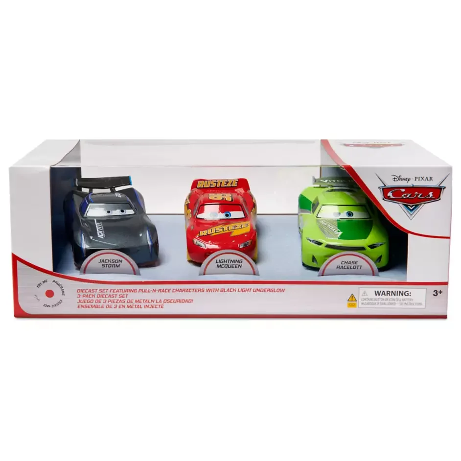 Disney pixar carros heavy metal mater 3-pack conjunto fundido