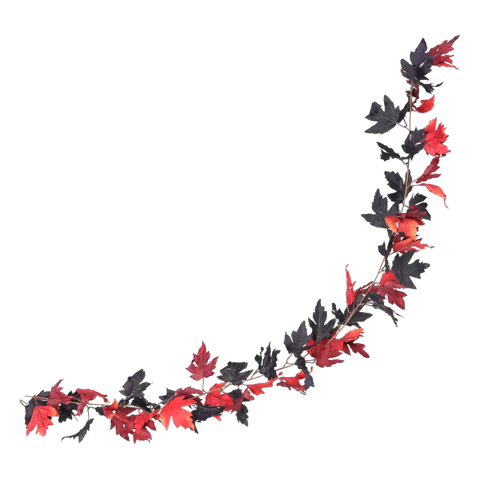 

Simulated Maple Leaf Rattan Autumn Garland Decorations for Home Vines Halloween Plant