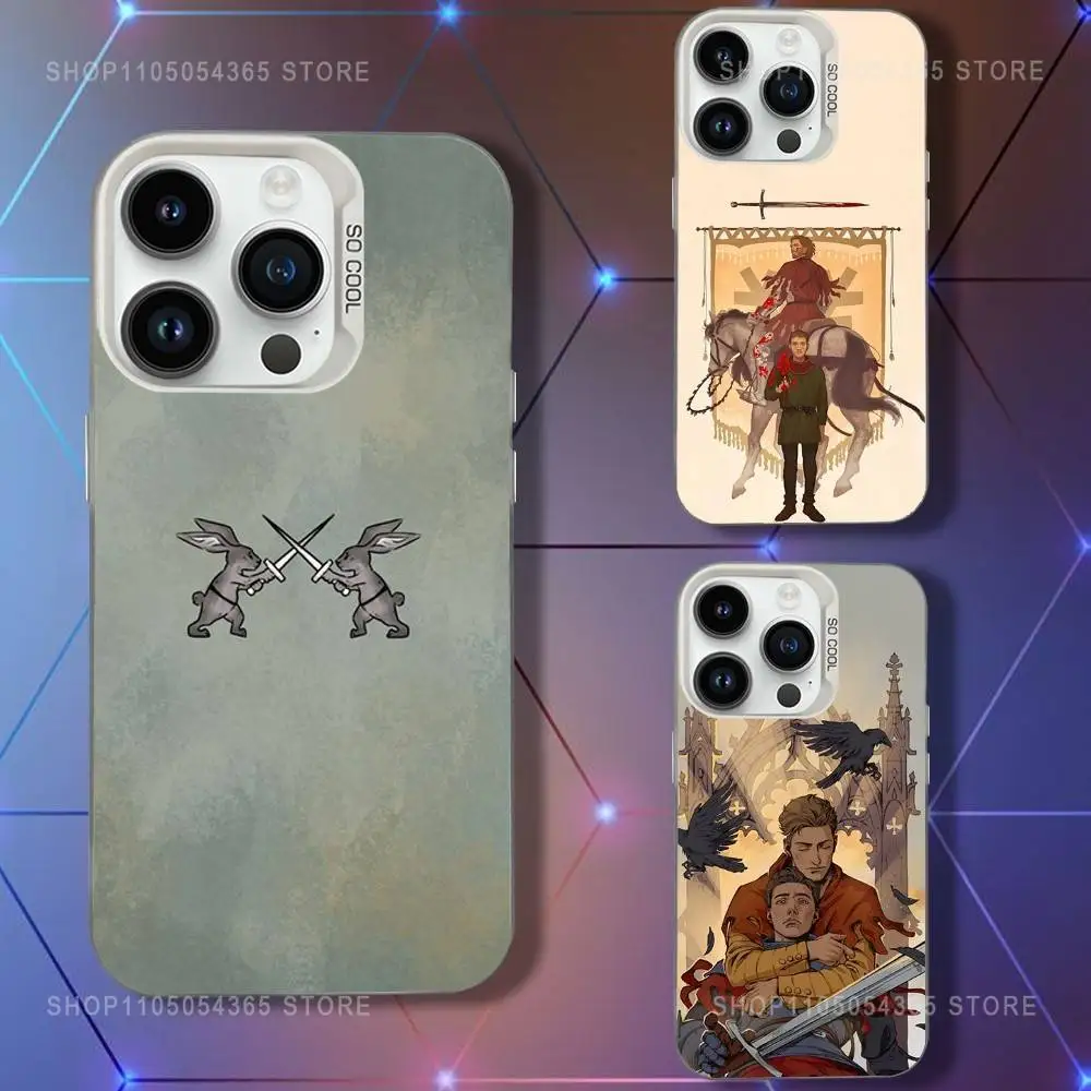 

K-Kingdoms Come Deliverances Phone Case For iPhone 16,15,14,13,12,11,Pro,XS,Max,Plus,Mini,SE White Candy Matte Shockproof Cover